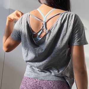 grey zella athletic t-shirt